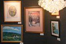 Variety of art on display at the Wine and Cheese Event